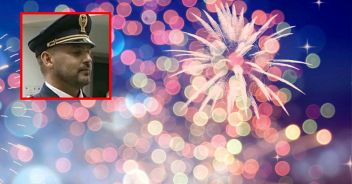 marco alisciani poliziotto burrone fuochi artificio