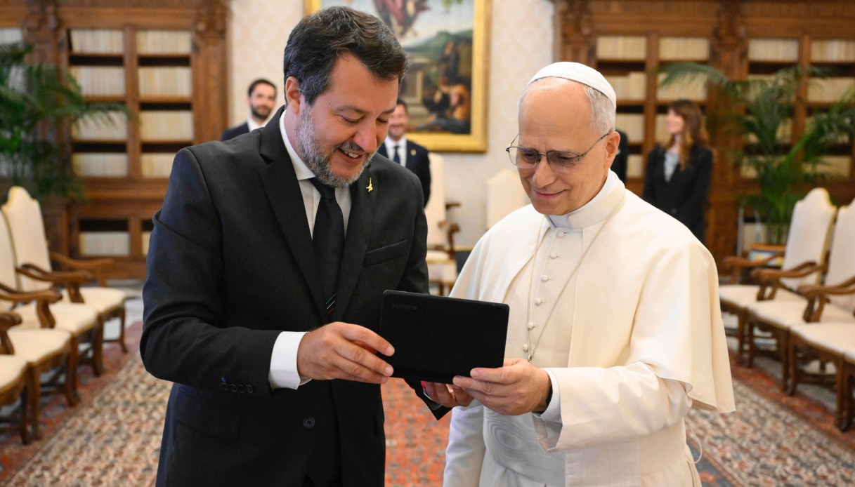 Matteo Salvini e Papa Leone XIV