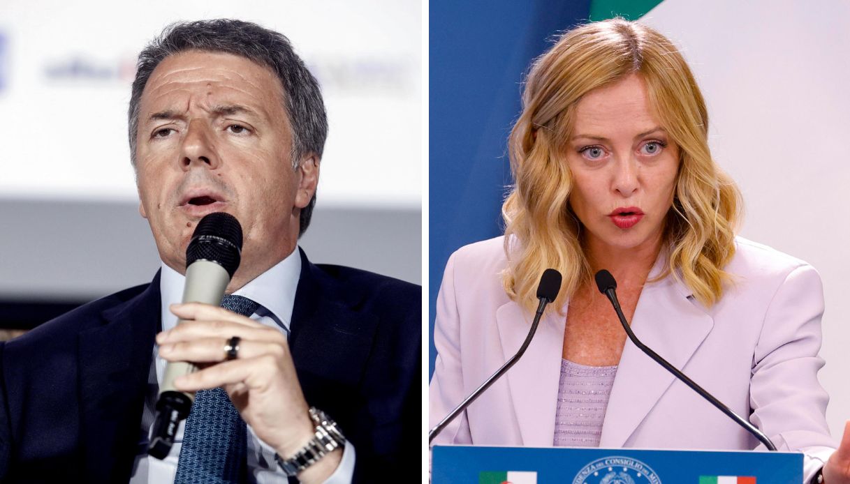 Renzi Meloni naufragio Lampedusa