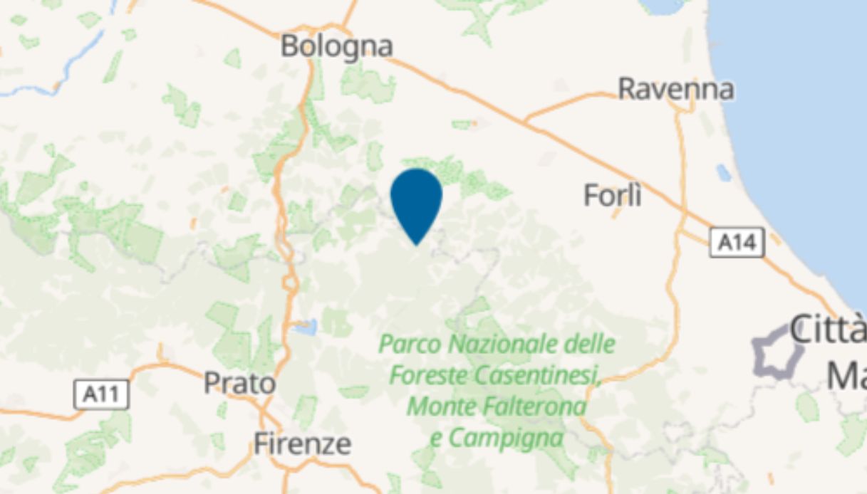 terremoto e sciame sismico a palazzuolo sul senio nel fiorentino scossa di magnitudo 3 gente in strada