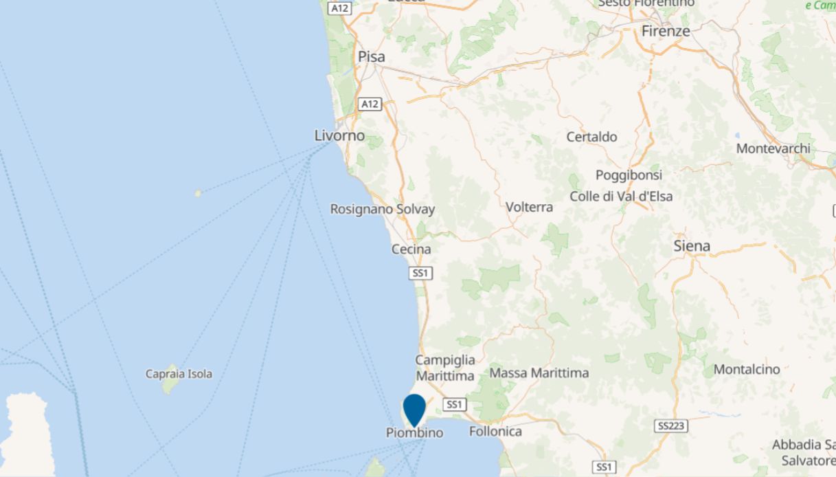 colpito da un fulmine piombino