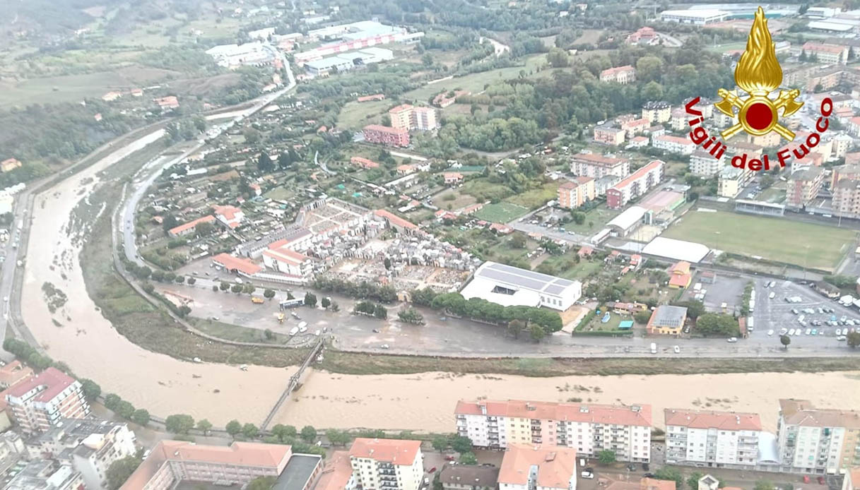 Donna dispersa a Spigno Monferrato vicino ad Alessandria dopo il maltempo: salvate altre 15 persone