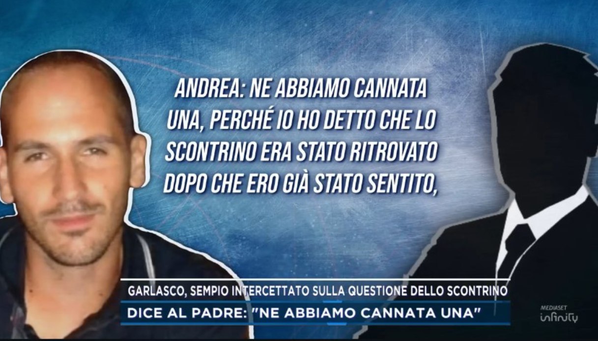 garlasco andrea sempio e il padre giuseppe intercettati dopo l interrogatorio ne abbiamo cannata una