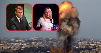 Macron, Meloni e le bombe sulla striscia di Gaza