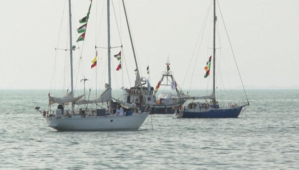 Navi della Global Sumud Flotilla