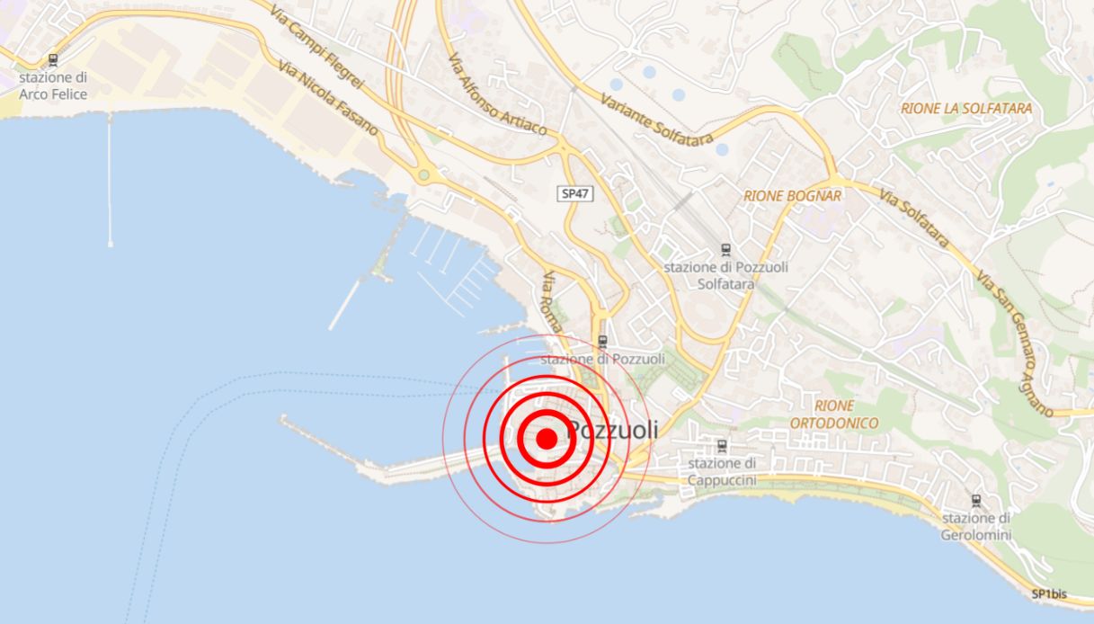 Nuova scossa di terremoto ai Campi Flegrei, l