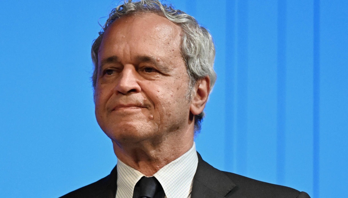 Primo piano di Enrico Mentana