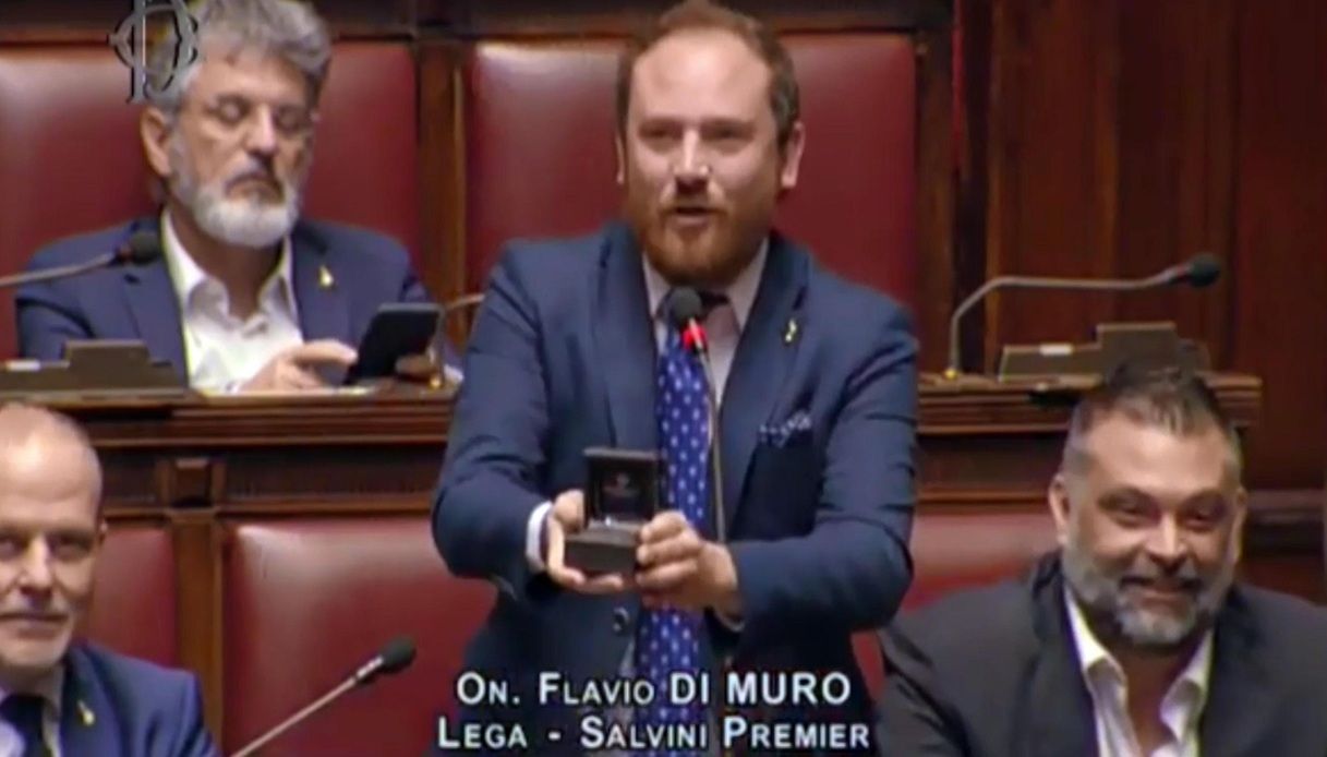 Proposta di nozze di Flavio Di Muro