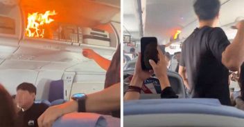 Incendio aereo Air China