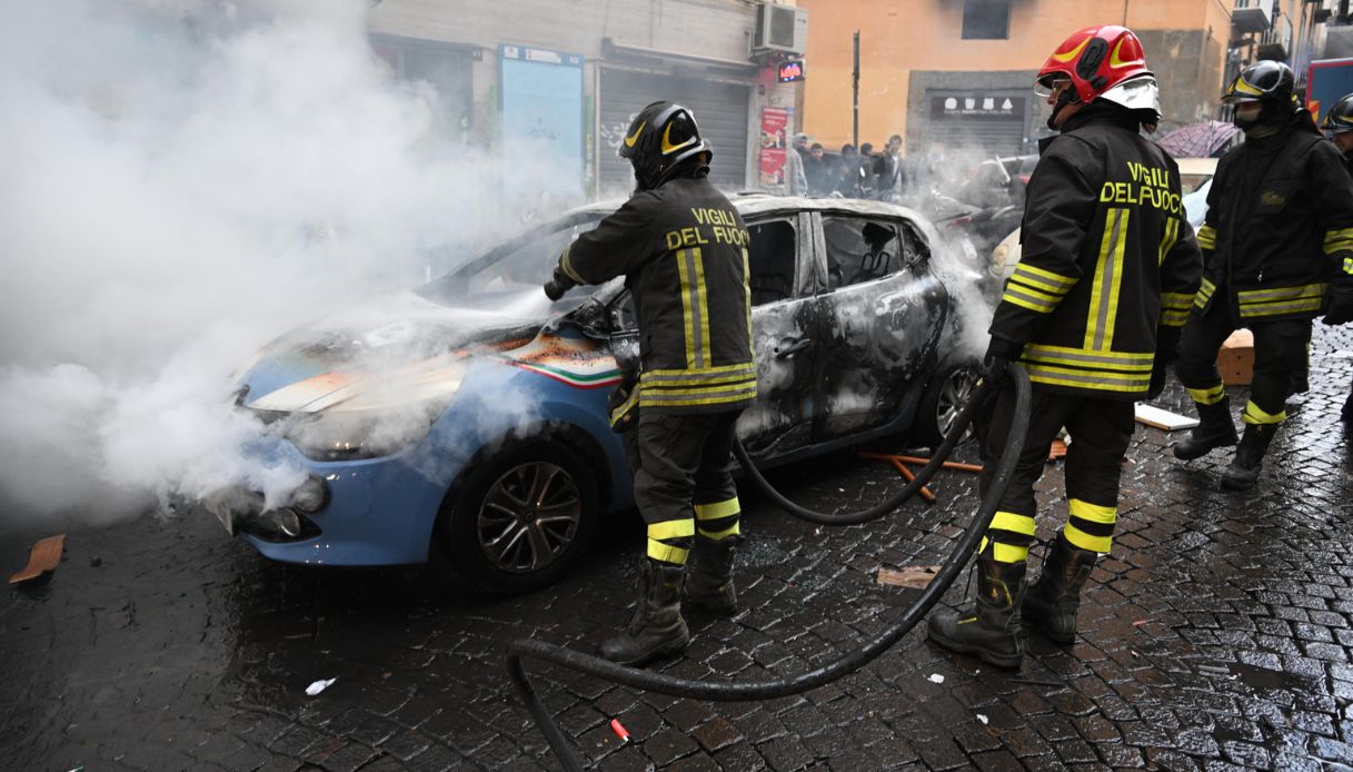 scontri tifosi napoli