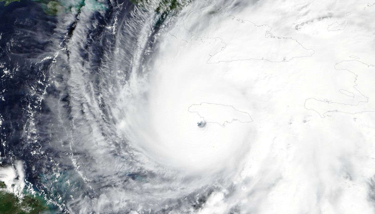 Uragano Melissa, un'immagine dal satellite