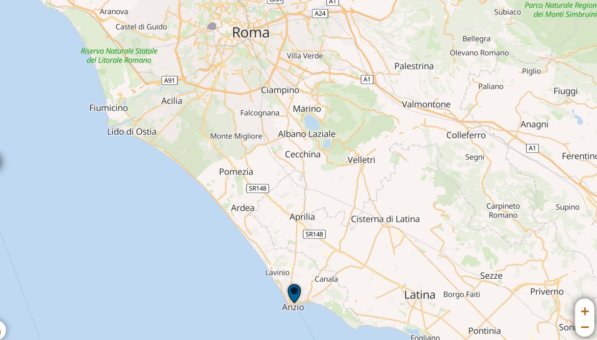 L'area in cui è avvenuto il terremoto