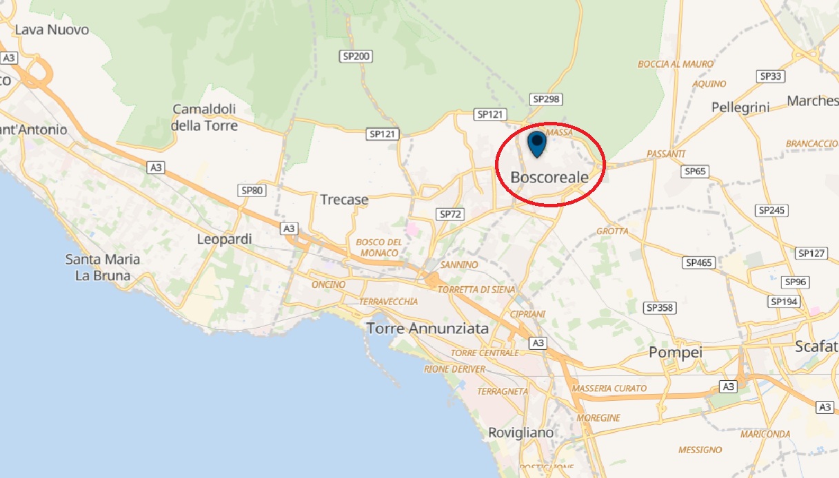 Cartina di Boscoreale