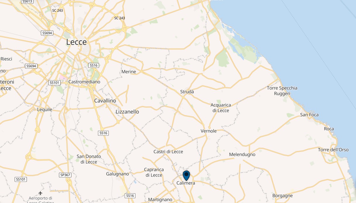 Calimera, dove &egrave; stato trovato il corpo del bambino