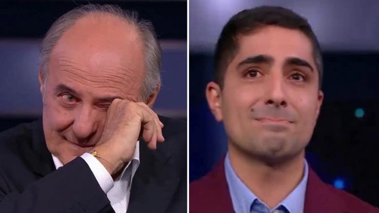Gerry Scotti commosso a La Ruota della Fortuna, le lacrime del conduttore dopo la vittoria del concorrente