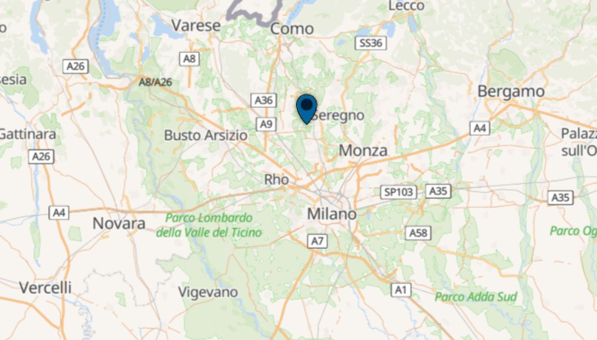 moglie Seregno benzina arrestato