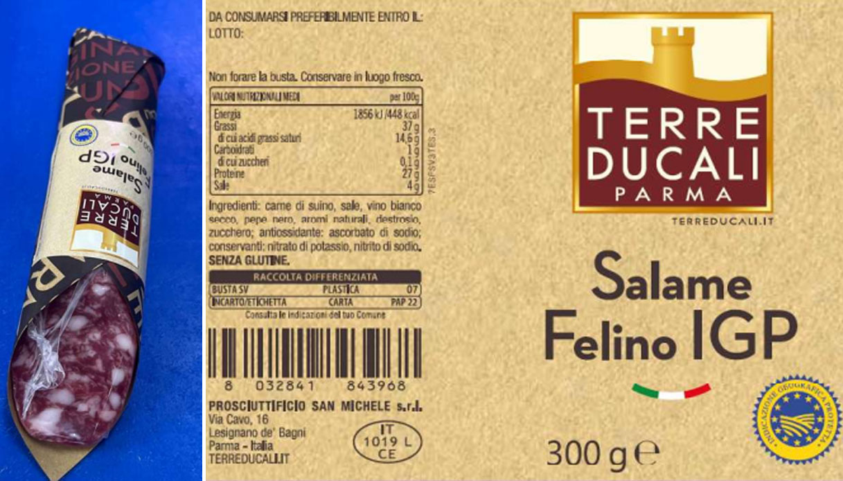 salame ritirato esselunga