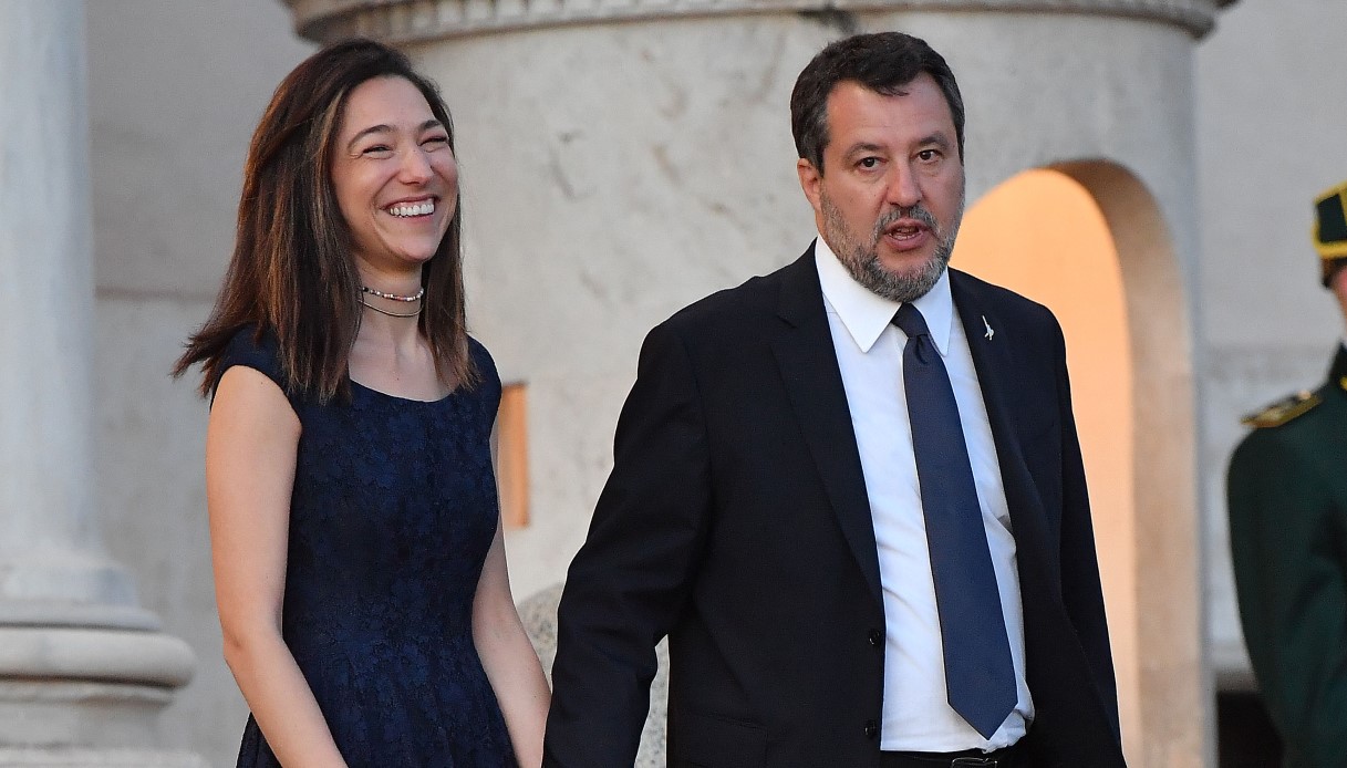 Francesca Verdini e Matteo Salvini