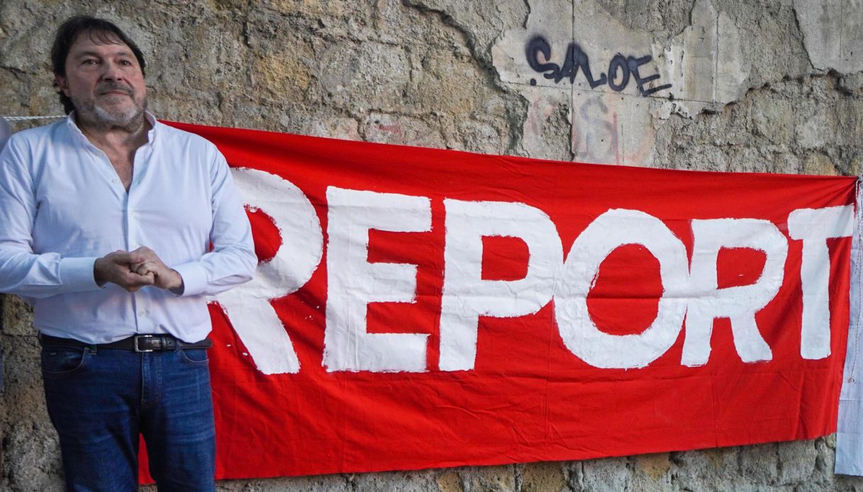 Il conduttore di Report, Sigfrido Ranucci