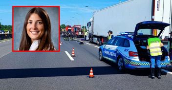 stefania palmieri incidente a22 incinta
