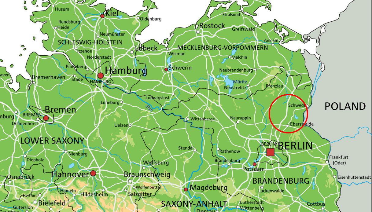 brandeburgo germania petrolio oleodotto