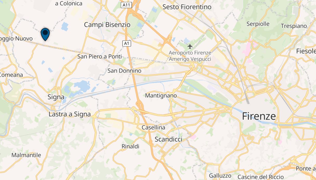 Il luogo in cui si trova la casa della vittima