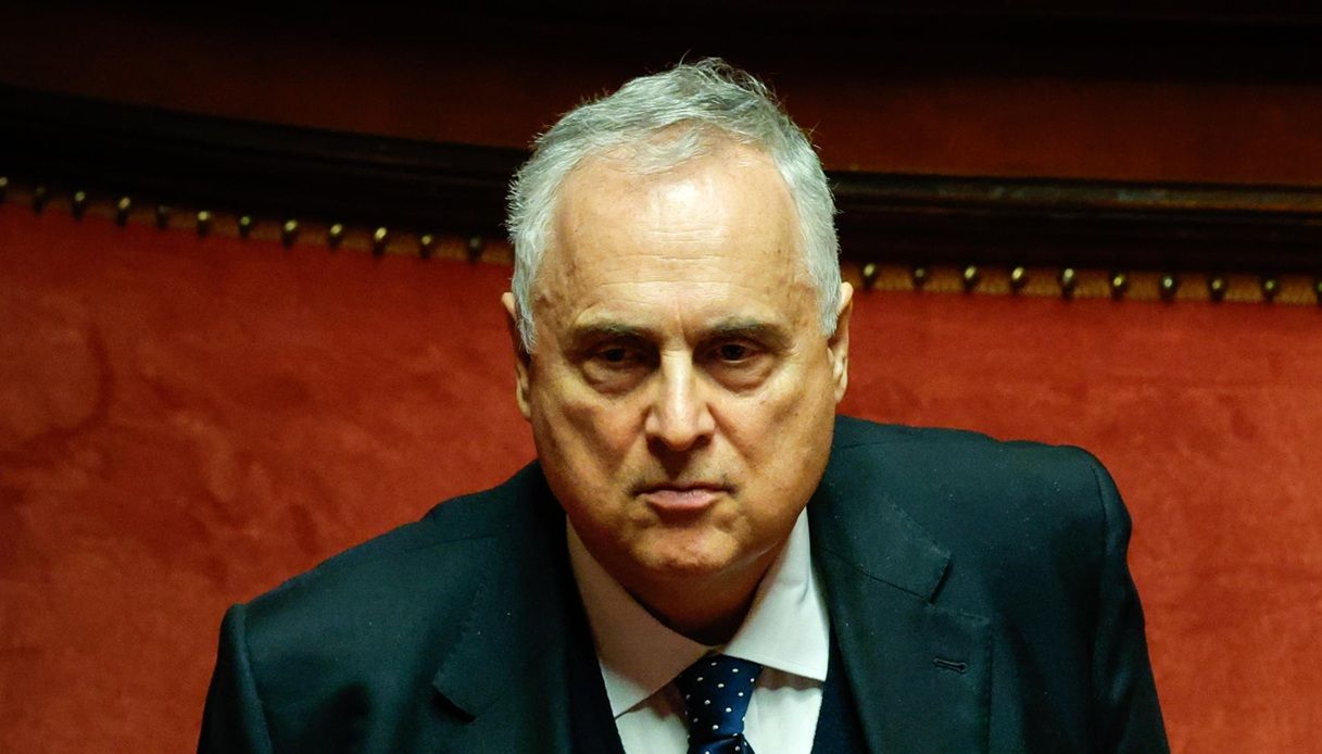 Claudio Lotito in Senato