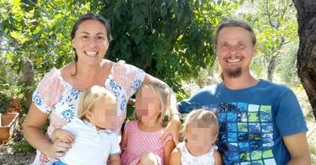 Famiglia nel bosco