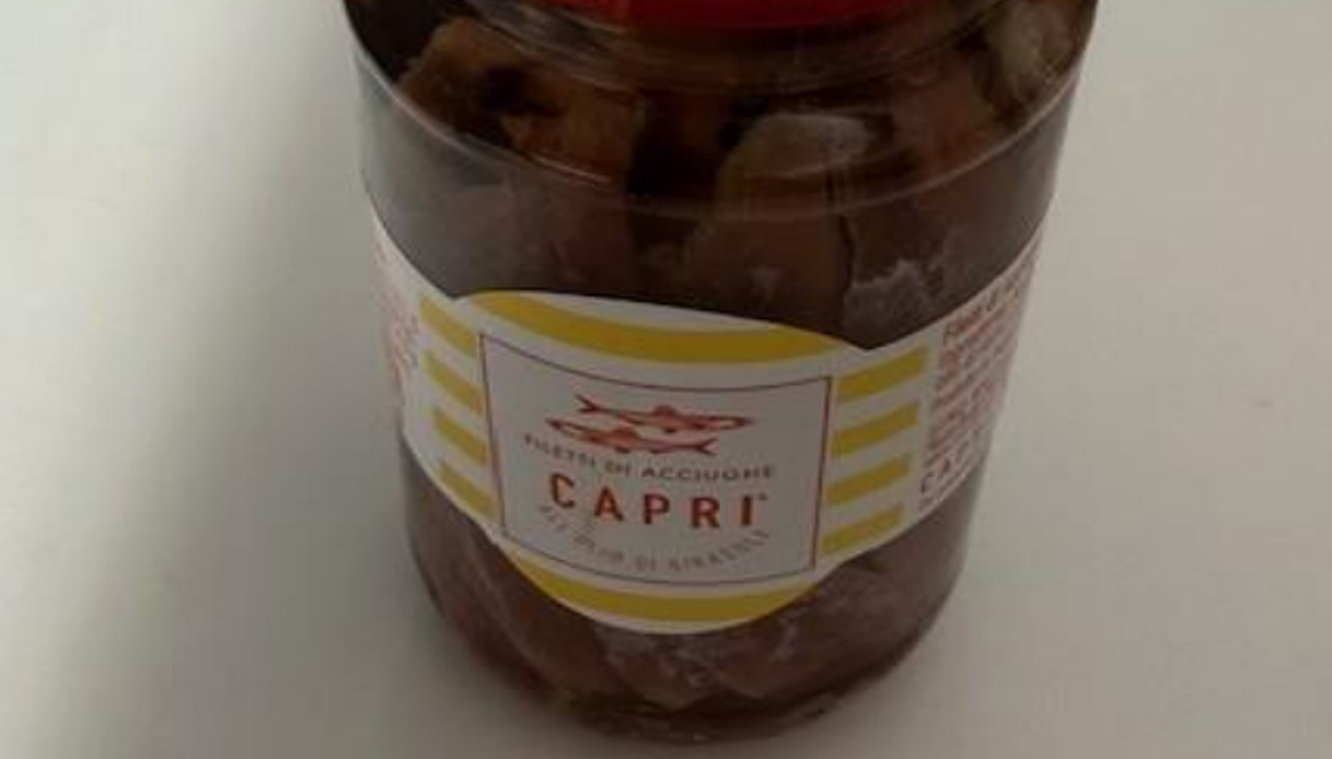 filetti di acciughe richiamo istamina capri
