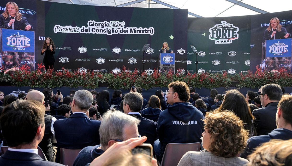 Giorgia Meloni Atreju Elly Schlein