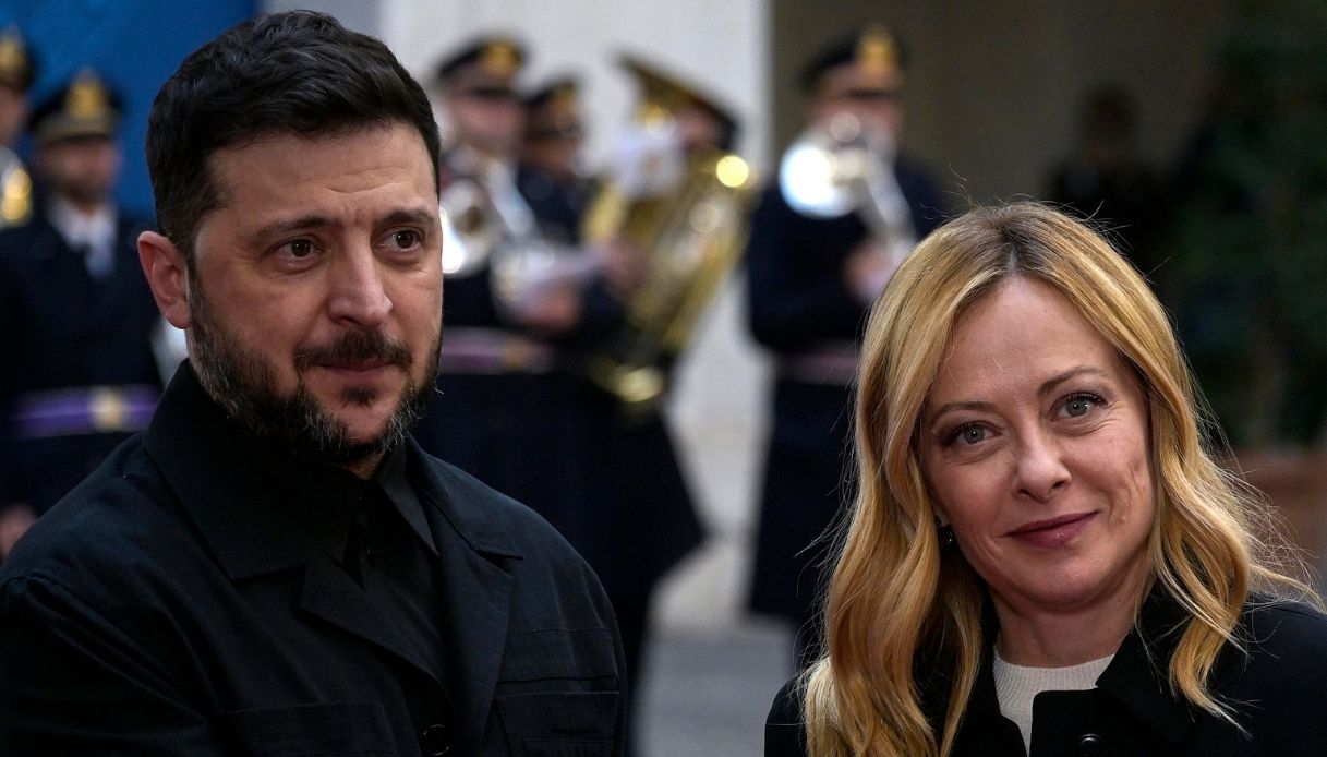 zelensky giorgia meloni