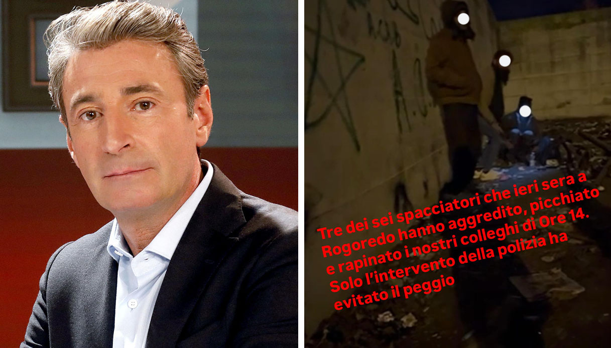 giovanni violato giornalista di ore 14 aggredito con la troupe a rogoredo il messaggio di milo infante