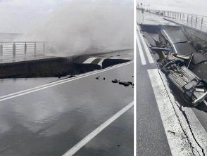 Maltempo in Sicilia, a Santa Teresa di Riva si apre voragine in strada e l'auto si ribalta: conducente ferito