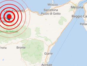 Forte scossa di terremoto a Messina sentita fino a Catania ed Enna, paura e gente in strada