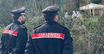 foto dei cc su femminicidio di Anguillara