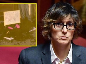 Letame davanti allo studio di Giulia Bongiorno contro il ddl stupri, la sua dura risposta a 