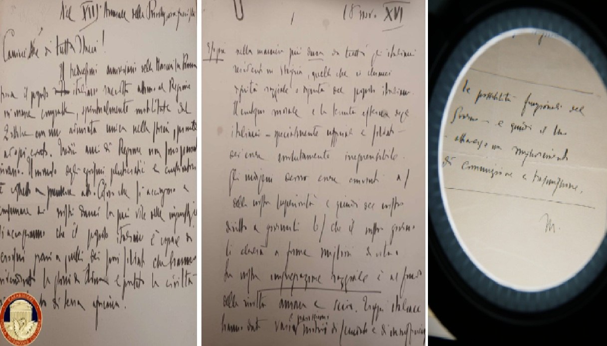 roma recuperati i manoscritti di mussolini e d8217annunzio riaffiorano appunti sul vertice con hitler da Virgilio.it roma recuperati i manoscritti di mussolini e d8217annunzio riaffiorano appunti sul vertice con hitler