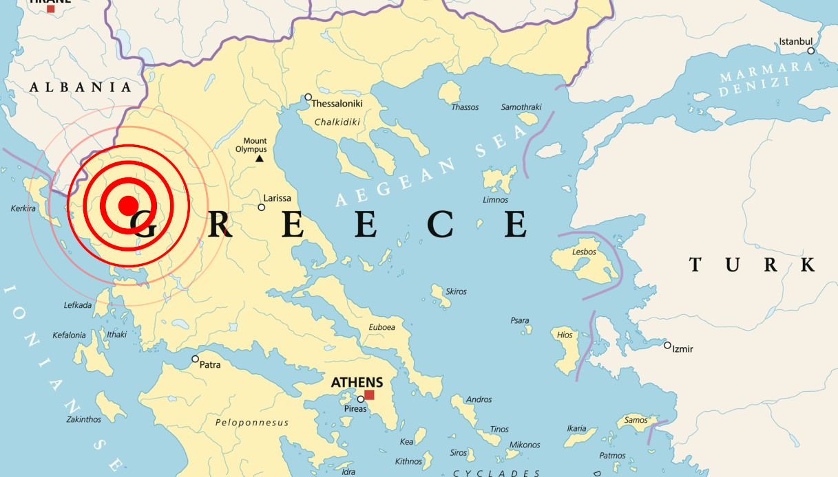 Forte terremoto colpisce la Grecia, scossa di magnitudo 5.5 nel Nordovest del Paese