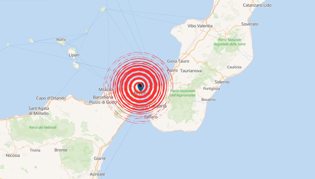 Terremoto di magnitudo 4.1 a Messina, continua lo sciame sismico in Sicilia con scosse sentite fino a Palermo Terremoto di magnitudo 4.1 a Messina, continua lo sciame sismico in Sicilia con scosse sentite fino a Palermo