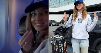 Chiara Ferragni aereo fulmini volo Namibia