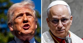 Donald Trump Papa Leone XIV