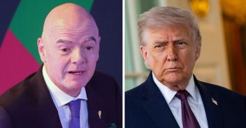 Infantino Trump Iran Ice Mondiali