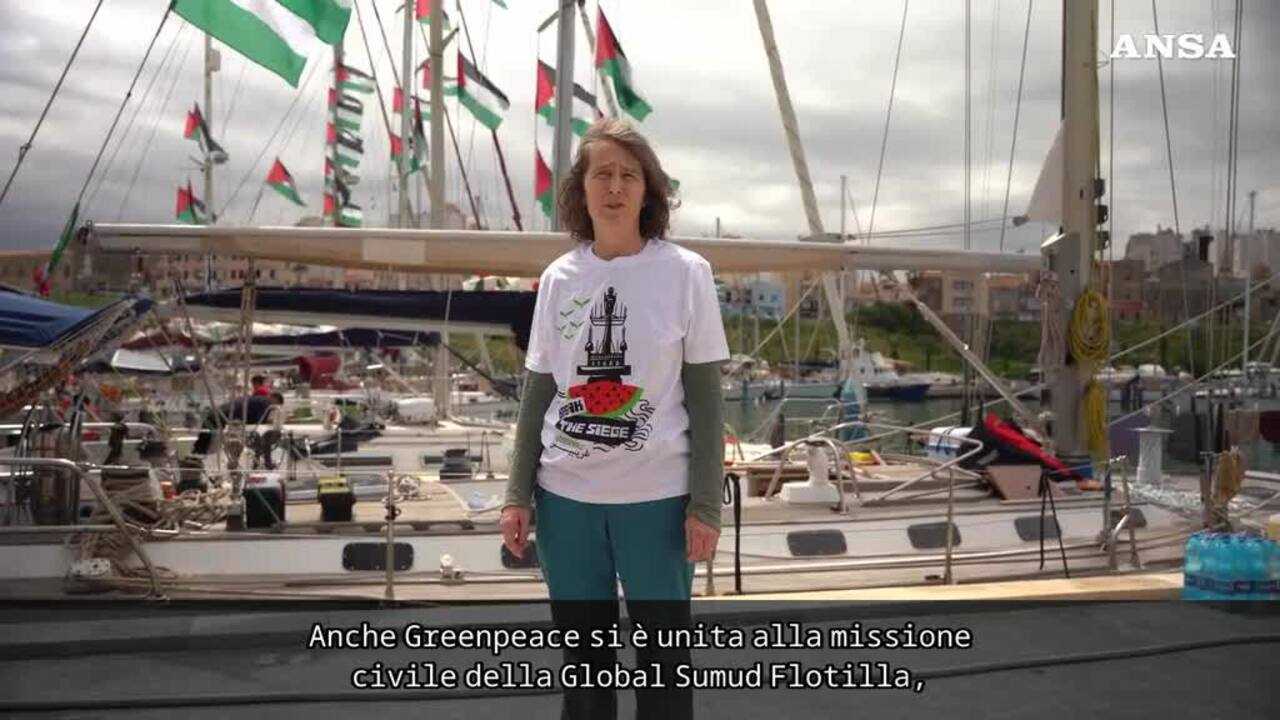 Greenpeace su unisce alla Global Sumud Flotilla nella missione per Gaza ...