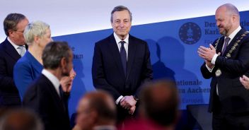 mario draghi premio carlo magno