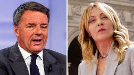 Campagna anti Meloni con manifesti 
