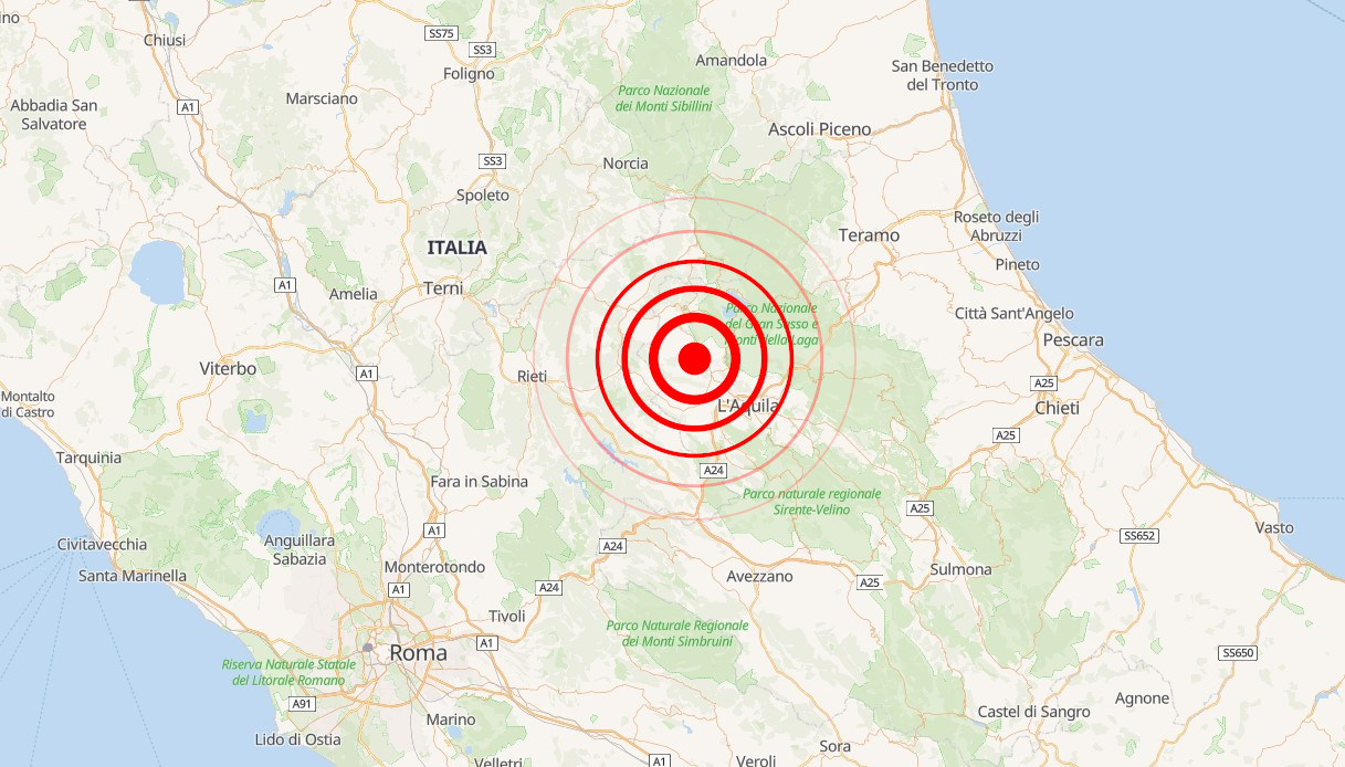 terremoto a barete vicino l aquila con scossa di magnitudo 31 avvertita in pi249 comuni sentito anche rumore da Virgilio.it terremoto a barete vicino l aquila con scossa di magnitudo 31 avvertita in pi249 comuni sentito anche rumore