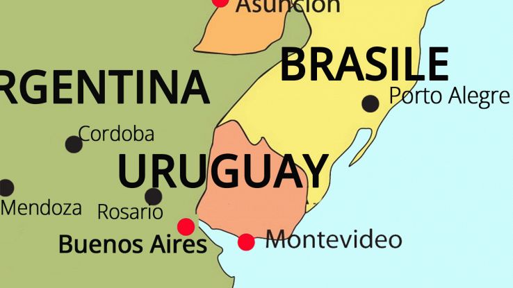 uruguay mappa