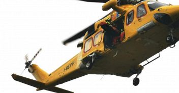 Incendio e frana nel lecchese