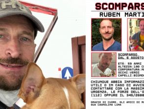 Ruben Martin scomparso da Fano, preoccupazione dei familiari per il 59enne svanito nel nulla