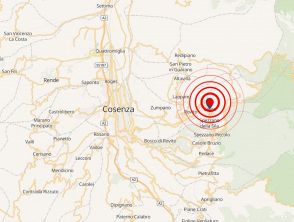 Terremoto a Celico vicino Cosenza con scossa di magnitudo 3,5: sentito anche un 